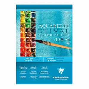 Aquarelle Etival Cold Pressed A4 200 GSM Pad 10 Sheets