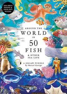 Around the World in 50 Fish 1000 Piece Puzzle