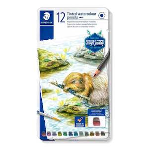 Watercolour: Staedtler Tinted Watercolour Pencils Tin of 12
