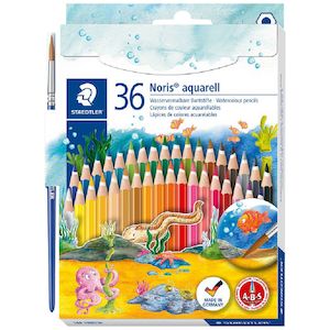 Staedtler Noris Aquarell Set of 36 Coloured Pencils