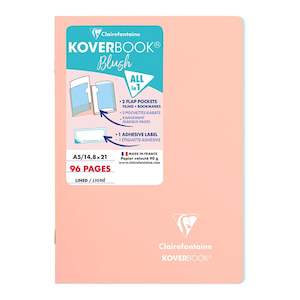 Koverbook Blush A5 Lined Coral Notebook