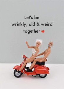 Card: Wrinkly, Old, Weird - Humour