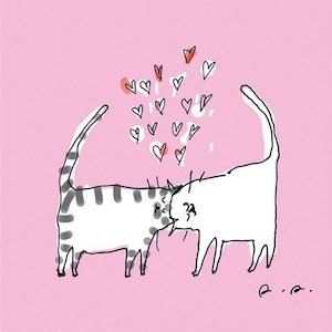 Card: Love Cats Anniversary