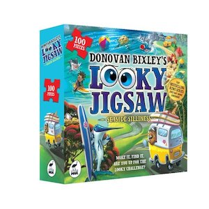 Donovan Bixley’s Looky Jigsaw: Seaside Silliness 100-Piece Puzzle