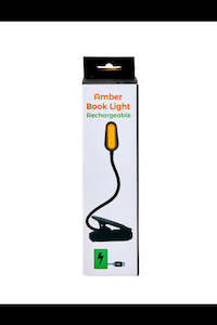 Amber Book Light Rechargeable