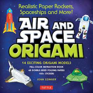 Activity Books For Adults: Air and Space Origami Kit