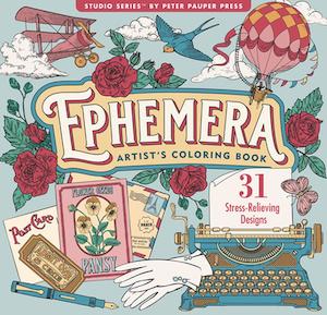 Travel Back in Time with Ephemera Colouring Book
