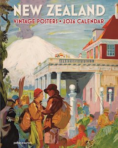Calendars: 2026 New Zealand Vintage Posters Large Calendar