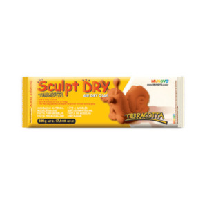 Mungyo Sculpt Dry Clay 500g Terracotta