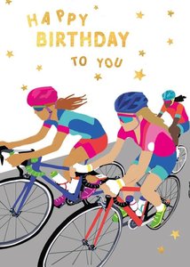 Card: Happy Birthday Cyclist