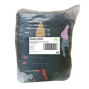Paint Tools Equipment: DARK COLOUR T-SHIRT RAGS - 10KG BAG