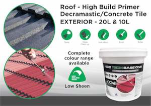 Products: Roof | High Build Primer | Decramastic/Concrete Tile | 20L