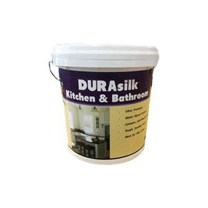 Decorative Paints: DURAsilk Kitchen & Bath White 10L
