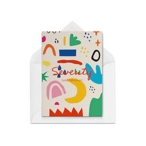 WHOLESALE CARD: 70th Birthday WS