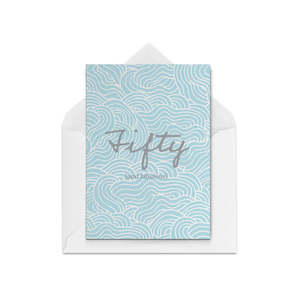 WHOLESALE CARD: 50th Birthday WS