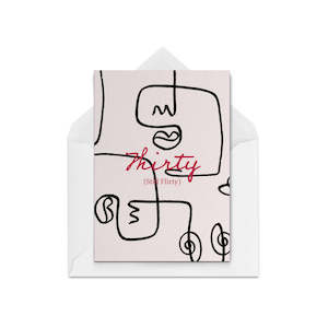 WHOLESALE CARD: 30th Birthday WS