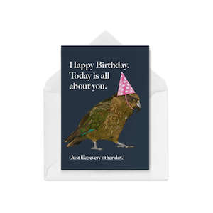 Birthday Cards: Funny Kea Birthday