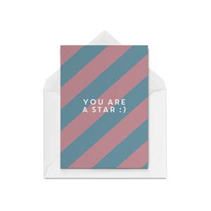 Congratulation Cards Blank Inside: You are a Star