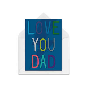 Thank You Cards Blank Inside: Love You Dad