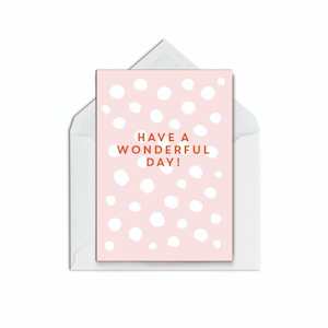 Encouragement Cards Blank Inside: Wonderful Day