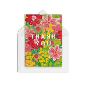 Thank You Cards Blank Inside: Thank You Flowers