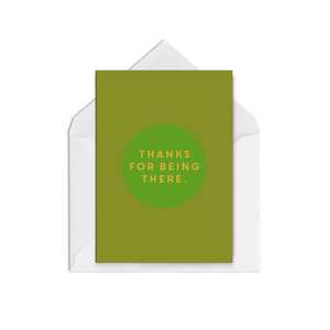 Thank You Cards Blank Inside: Thanks for being there