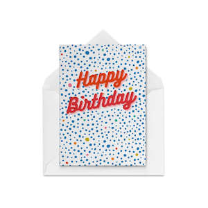 Imperfect Cards: 10 X Imperfect Birthday Dots