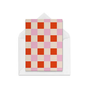 All Cards: Pink Check