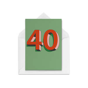 40th Birthday Bold