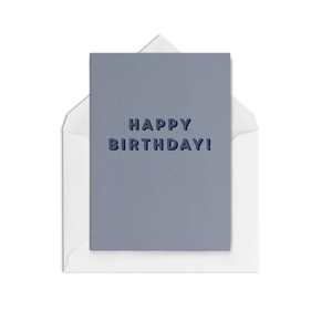 Birthday Cards: Happy Birthday Blue