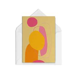 Everyday Cards Blank Inside: Pink Shapes
