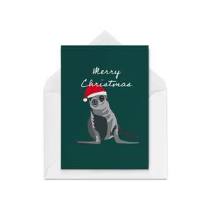 Christmas Cards Blank Inside: Christmas Seal