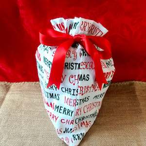 Products: Deluxe Merry Christmas Reusable Gift Bags - The Party Godmother