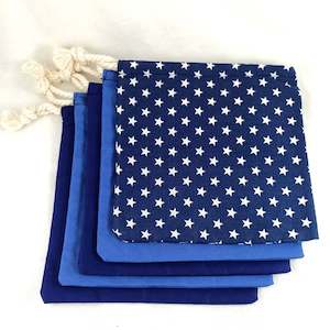 Blue Stars Reusable Party Bags - The Party Godmother