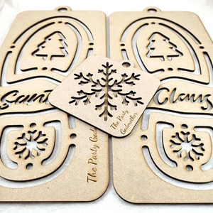 Products: Santa Boot Stencil - The Party Godmother