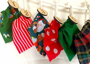 Christmas Advent Bags - The Party Godmother