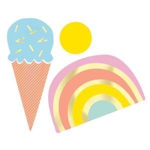 Pastel Ice Cream Confetti