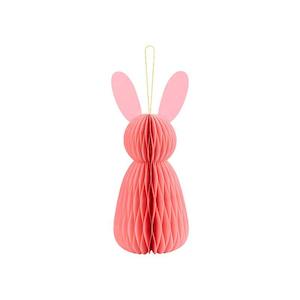 Bunny: Pink Bunny Honeycomb Decoration