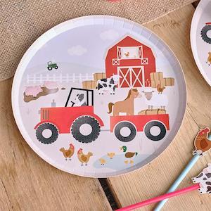 Farm: Farm Animal Plates 8pk