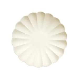 Meri Meri: Cream Compostable Plates 8pk