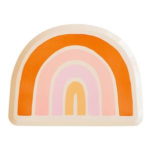 Daydream Society: Boho Rainbow Shaped Plates 8pk