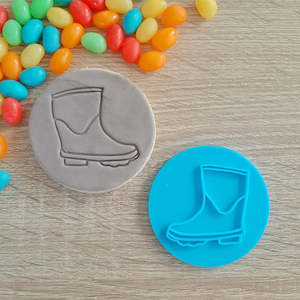 Farm: Gumboot Fondant Stamp