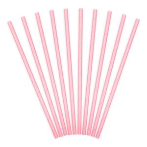 Straws: Light Pink Straws 10pk