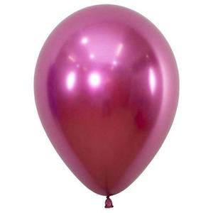 Plain Balloons: Metallic Fuchsia Balloons