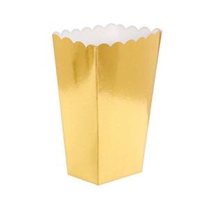 Popcorn Boxes: Gold Treat Box 5pk