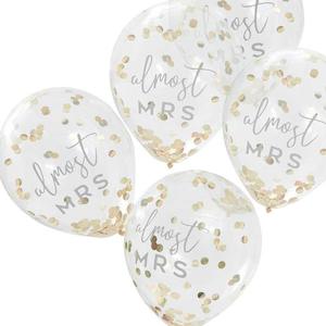 Confetti Balloons: Botanical Hen Party Almost Mrs Confetti Balloons 5pk