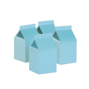 Pastel Blue Milk Boxes 10pk