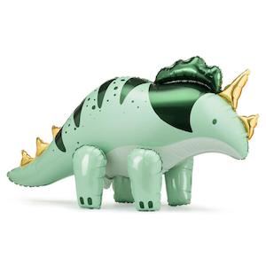 Dinosaur: Jumbo Green Triceratops Foil Balloon