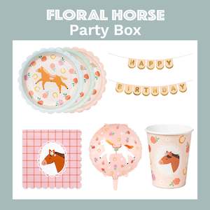 Party Boxes: Floral Horse Party Box
