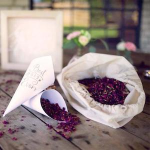 Confetti: Bulk Dried Rose Petal Confetti Bag 26cups